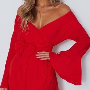 Whitefox Sweet Dreams Dress Red